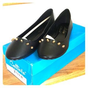 NEW Callisto of California ENYA flats - BLACK